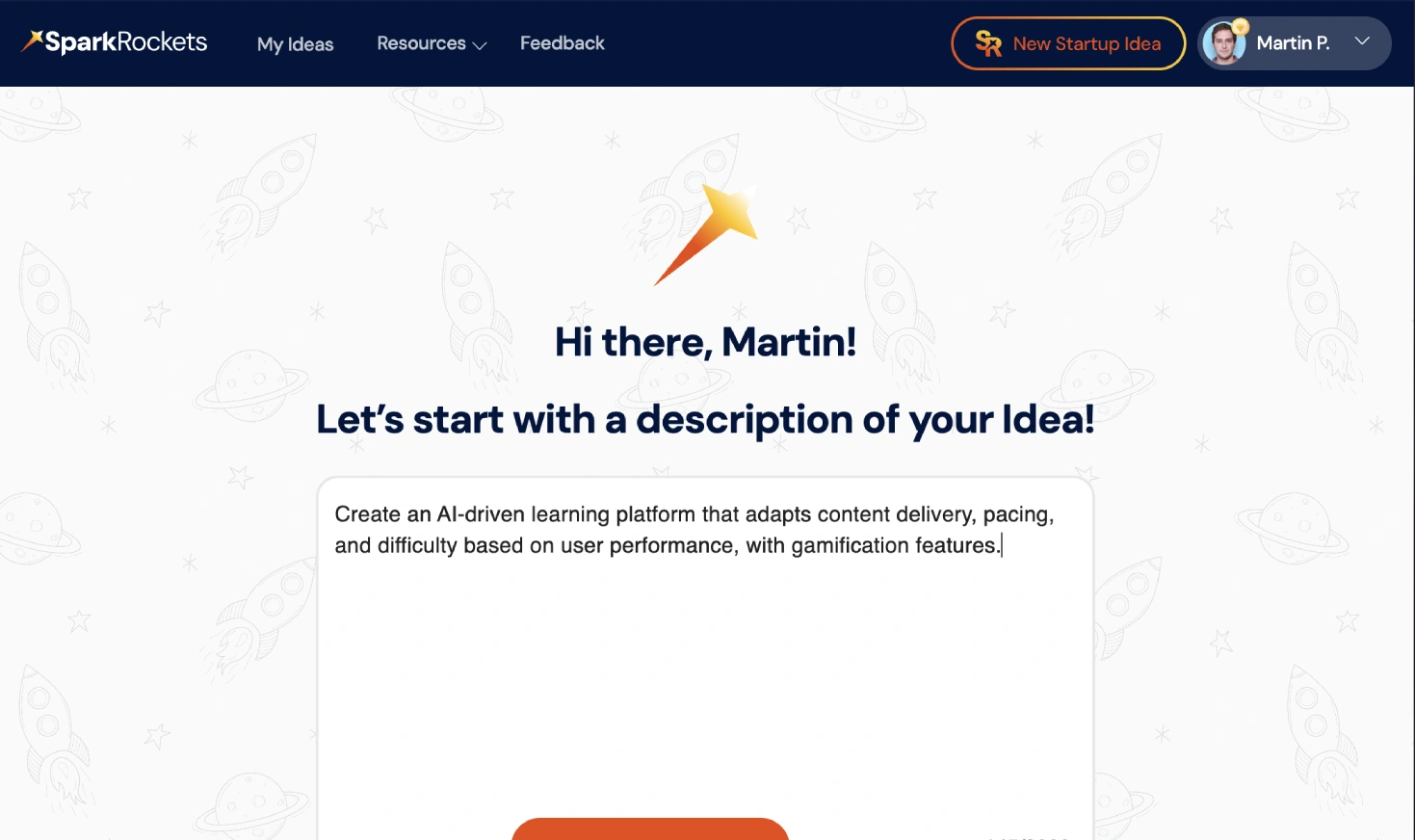 SparkRockets app showcase 1