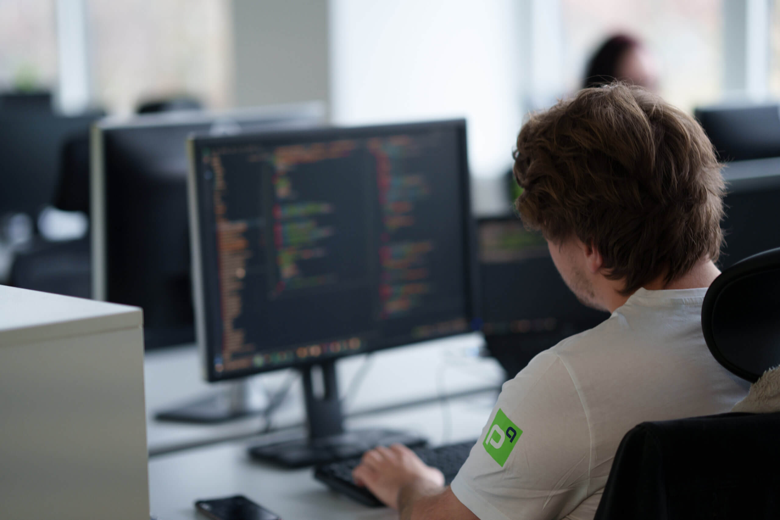 profiq engineer working in the office
